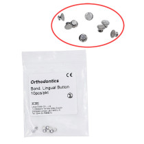 10 packs Dental Orthodontics Bond Lingual buttons 10pcs/pack