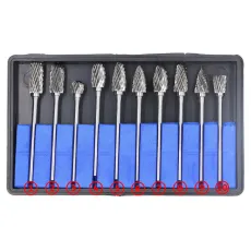 10 sizes Dental Lab Polishing Bur Drills Tungsten Steel Carbide Burs Burs 2.35MM