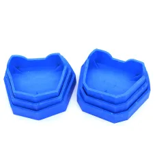 NEW!!! 1Set Dental Lab Model Former Base Molds with notches 6 pcs/Set