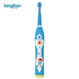 Langtian Child Electric Toothbrush Dental Electric Cleaning Brush Kids Ultrasonic Rechargeable Toothbrush Baby Sonic Toothbrush