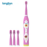 Langtian Child Electric Toothbrush Dental Electric Cleaning Brush Kids Ultrasonic Rechargeable Toothbrush Baby Sonic Toothbrush