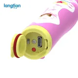 Langtian Child Electric Toothbrush Dental Electric Cleaning Brush Kids Ultrasonic Rechargeable Toothbrush Baby Sonic Toothbrush
