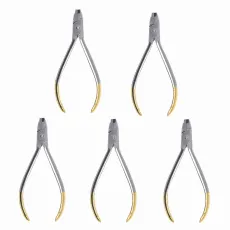 5pcs Dental Plier Instruments Orthodontic Crimpable Hook Placement Pliers