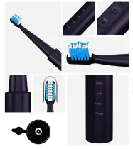 Electric Toothbrush USB Rechargeable Dental Electric Cleaning Brush 4 Toothbrush