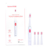 Electric Toothbrush USB Rechargeable Dental Electric Cleaning Brush 4 Toothbrush