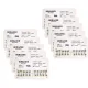 New 10 kits Dental orthodontic mental bracket brace mini roth slot 022 345 hooks