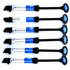 Dental Light Cure Composite Kit Universal 6 Shade A1/A2/A3/A3.5/B1/B2