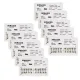 10X Dental Orthodontic Mental Bracket Brace Standard Roth 018 345hooks 20pcs/set