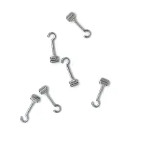 1 pack Dental Orthodontic Crimpable Hooks Long Curved right 10pcs/bag