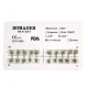 Dental 1kit Orthodontic Mental Bracket Brace Standard MBT 022 345hooks 20pcs/set