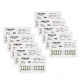 10 sets 20pcs/set Dental Orthodontic Mental Bracket Brace Mini Roth 018 345hooks