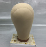 Professional Beauty Canvas Cork Mannequin Block Head Wig Display with Mount Hole