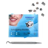 ORMAER Dental orthodontic Self-ligating Brackets roth 022 345 Hooks With tool