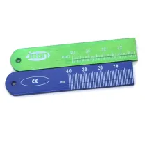 Dental buccal tube Measuring ruler Measuring Metal aluminum ruler