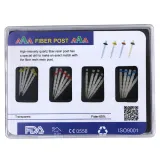 Dental high-intensity quartz tiber resin post with 4 drill match with fiber post