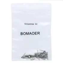 Dental 30pcs bulk sale endodontic material pure TITANIUM SCREW POST size L2