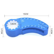 Dental endodontic Endo Files Reamer Measure ruler Twin Block blue color