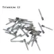 Dental 30pcs bulk sale endodontic material pure TITANIUM SCREW POST size L2
