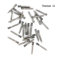 30pcs Dental endodontic material bulk sale pure TITANIUM SCREW POST size L6