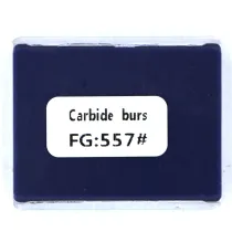 Details about  100 Dental SUPÉR Tungsten Carbide Burs drill FG557, Friction Grip, Midwest Type