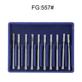 Details about  100 Dental SUPÉR Tungsten Carbide Burs drill FG557, Friction Grip, Midwest Type