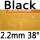 black 2.2mm 38°