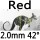 red 2.0mm 42°