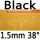black 1.5mm 38°