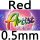 red 0.5mm soft