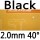 black 2.0mm 40°