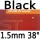 black 1.5mm H38