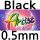 black 0.5mm soft