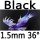 black 1.5mm H36