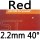 red 2.2mm H40