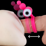 Cock Ring With Bullet Vibrator Anal Beads Clitoral Stimulator Enhanced Penis Hardness Sex Toy for Men
