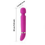 Magic Body Wand Massager G Spot Vibrator Stimulator Clit Vibrator Suitable Male Sex Toy for Anal Play Adult Toy for Couples-Textured Head