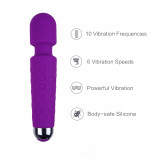 Wand Massager Clit Vibrator Sex Toy For Women Personal Electric Back Powerful Massagers For Body Therapeutic Muscle Aches and Sports Recovery