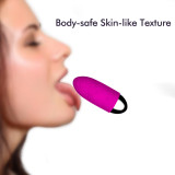 Egg Vibrator Rechargeable Waterproof Silicone Bullet Massager Mini Famale Vibrator Sex Toy With Heaved Textured Surface