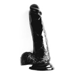 8 inch Crystal Dildo Thick Flexible Penis with Suction Cup & Balls for Woman Adult Sex Toys Sex Games