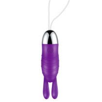 USB Bullet Egg Vibrator Multi-speed Powerful Waterproof Rabbit Bullet Massager One Button Control Vibrating Stimulator Vaginal Kegal Balls for Women or Couples