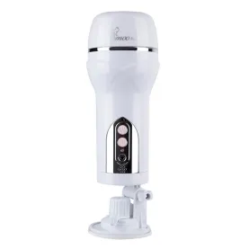 Male Masturbation Cup Hands-free Rechargeable Vibrating Masturbator With Earphone Sexual Moaning