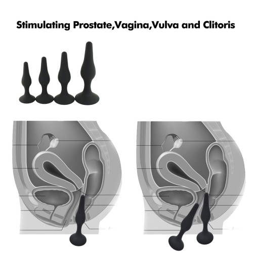 US$ 16.66 - 4PCS Anal Plug Set Medical Silicone Butt Dildo Prostate Stimulator Sex Toy with Suction Cup - m.runsone.com US$ 16.66 - 4PCS Anal Plug Set Medical Silicone Butt Dildo Prostate Stimulator Sex Toy with Suction Cup - m.runsone.com