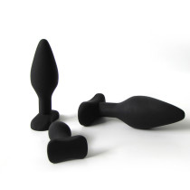 Butt Plugs Beginner Anal Plug Trainer Kit Anal Sex Toys Made of Soft High Quality 100% Medical Grade Silicone Latex and Phthalate Free Discreet Packaging