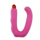 Perfect Fit Vibrating Prostate Massager Men's Anal Sex Toy for P-Spot and Perineum Stimulation Pure Silicone Anal Vibrator with Removable Bullet Vibrator For Maximum Pleasure