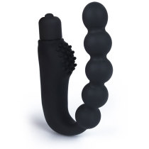 Vibrating Anal Beads Butt Plug Sex Toy Vibrator 10 Function Silicone Vibe