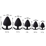 Analplug Butt Plug Training Set - 5 sizes Anal Sex toy Anal Pleasure 100% FDA Approved Silicone Material