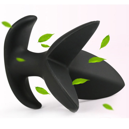 US$ 16.66 - Flower Shape Flared Butt Plug Dilating Anal Security Plug  P-Spot Anal toys