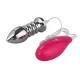 Metal Butt Plug Vibrating Anal Play For Couples