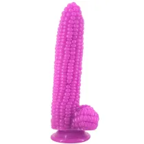 Unique Corn Shape Silicone Dildo 20CM with Suction Base