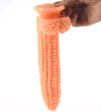 Unique Corn Shape Silicone Dildo 20CM with Suction Base